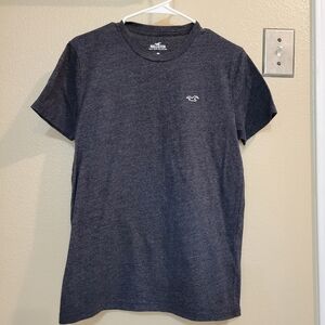 Hollister Dark Gray/ Charcoal Men Short Sleeve T-shirt size Small